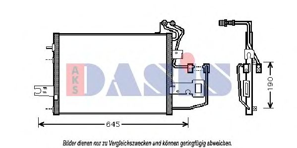 Конденсатор, кондиционер AKS DASIS 492002N