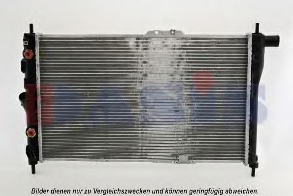 Радиатор, охлаждение двигателя AKS DASIS 96182648