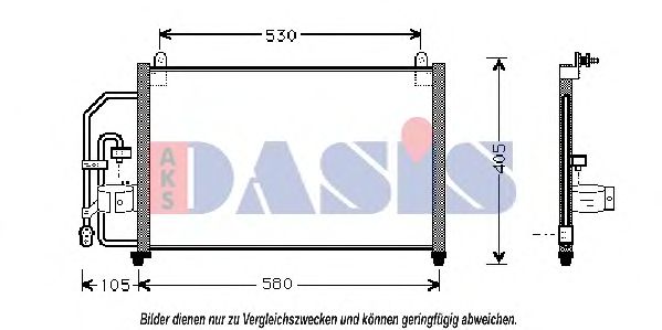 Конденсатор, кондиционер AKS DASIS 512001N