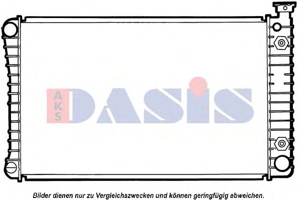 Радиатор, охлаждение двигателя AKS DASIS 3058768