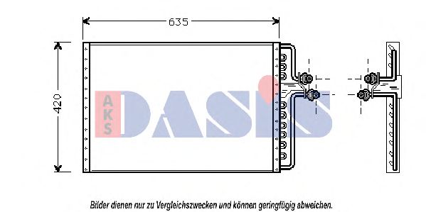 Конденсатор, кондиционер AKS DASIS 522039N