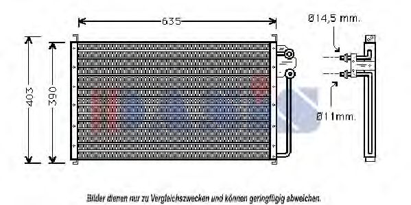 Конденсатор, кондиционер AKS DASIS 522350N
