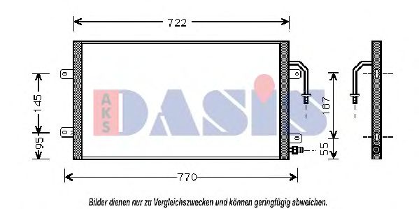 Конденсатор, кондиционер AKS DASIS 522610N