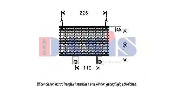 масляный радиатор, двигательное масло AKS DASIS HY3153