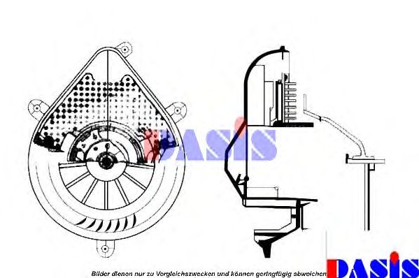 Вентилятор салона AKS DASIS 740115N