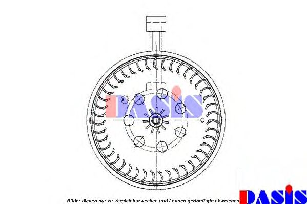 Вентилятор салона AKS DASIS 740457N