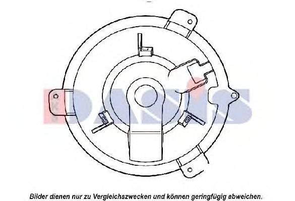 Вентилятор салона AKS DASIS 740889N