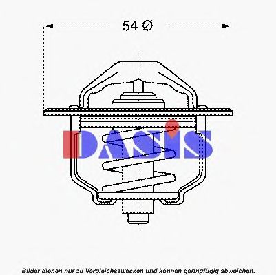 Термостат, охлаждающая жидкость AKS DASIS 310379