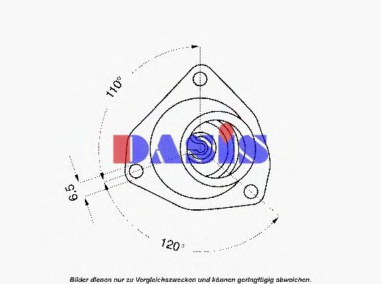 Термостат, охлаждающая жидкость AKS DASIS 750943N