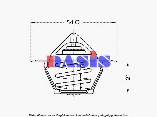 Термостат, охлаждающая жидкость AKS DASIS 302387D
