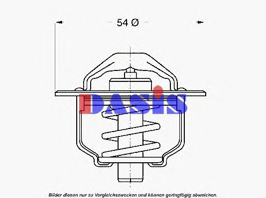 Термостат, охлаждающая жидкость AKS DASIS 570082