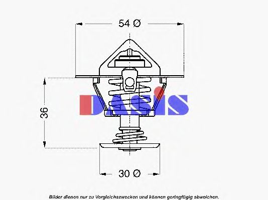 Термостат, охлаждающая жидкость AKS DASIS 751821N