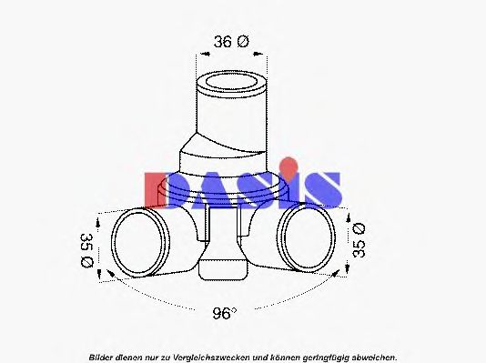 Термостат, охлаждающая жидкость AKS DASIS 334680