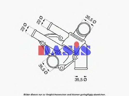 Термостат, охлаждающая жидкость AKS DASIS 337880