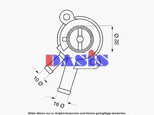 Термостат, охлаждающая жидкость AKS DASIS 338387