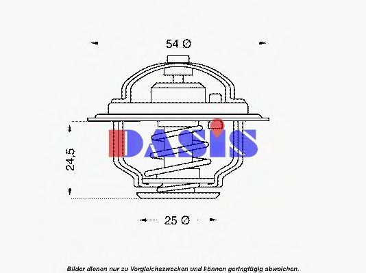 Термостат, охлаждающая жидкость AKS DASIS 400874D