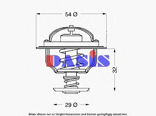 Термостат, охлаждающая жидкость AKS DASIS 403881D