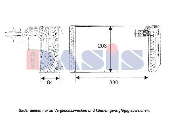 Испаритель, кондиционер AKS DASIS 820088N