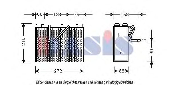 Испаритель, кондиционер AKS DASIS 820232N