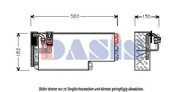 Испаритель, кондиционер AKS DASIS 820270N