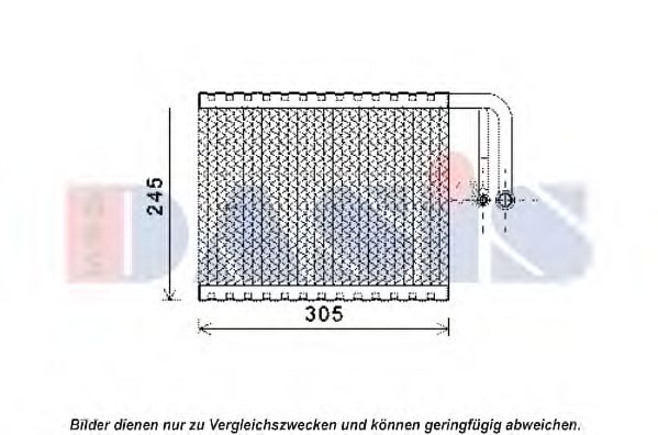 Испаритель, кондиционер AKS DASIS 820336N