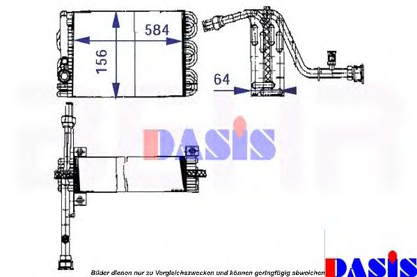 Испаритель, кондиционер AKS DASIS 820690N