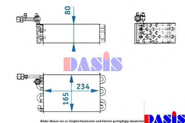 Испаритель, кондиционер AKS DASIS 820860N