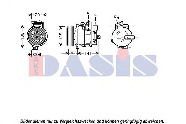 Компрессор, кондиционер AKS DASIS 850379N