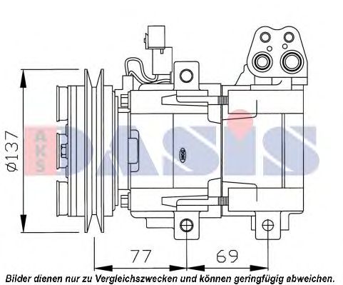 Компрессор, кондиционер AKS DASIS 851641N