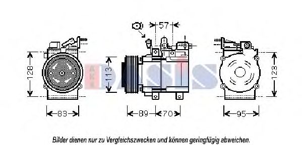 Компрессор, кондиционер AKS DASIS 851844N
