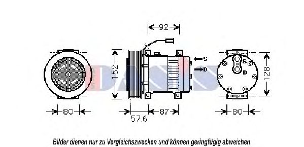Компрессор, кондиционер AKS DASIS REK078