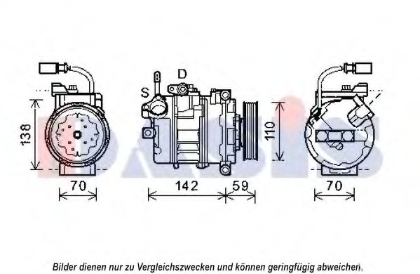 Компрессор, кондиционер AKS DASIS 852536N