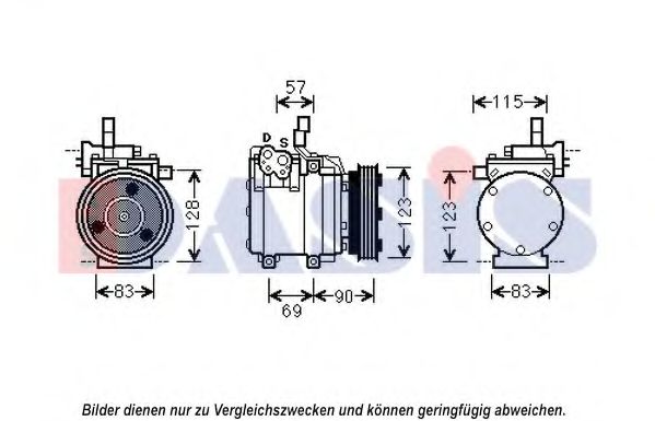 Компрессор, кондиционер AKS DASIS 852561N