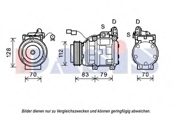 Компрессор, кондиционер AKS DASIS KAK181