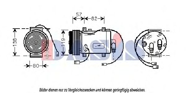 Компрессор, кондиционер AKS DASIS 852950N
