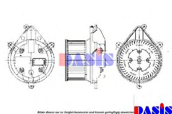 Вентилятор салона AKS DASIS 870750N