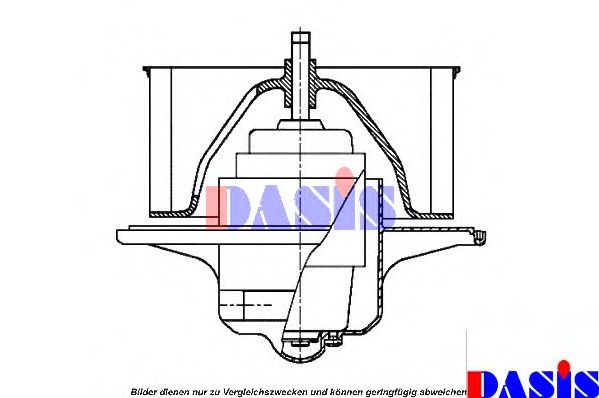 Электродвигатель, вентиляция салона AKS DASIS 906590N