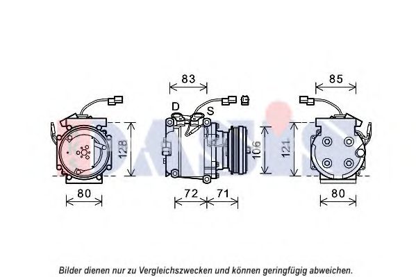 Компрессор, кондиционер AKS DASIS 852663N