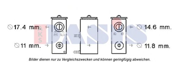 Расширительный клапан, кондиционер AKS DASIS 840269N