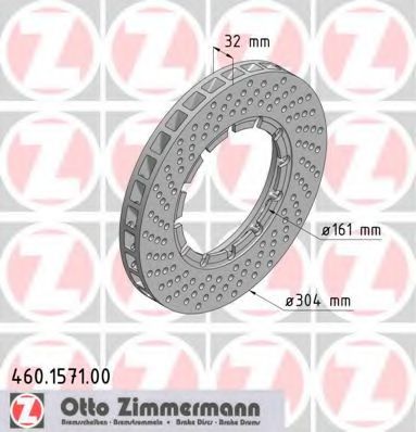 Тормозной диск ZIMMERMANN 460.1571.00