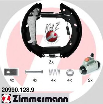 Комплект тормозных колодок ZIMMERMANN 20990.128.8