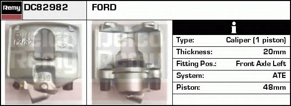 Тормозной суппорт DELCO REMY DC82982