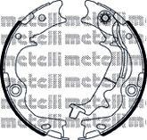 Комплект тормозных колодок, стояночная тормозная система METELLI 53-0502