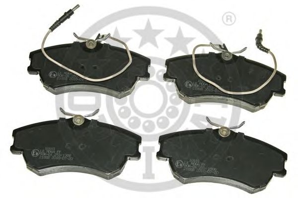 Комплект тормозных колодок, дисковый тормоз OPTIMAL 10181