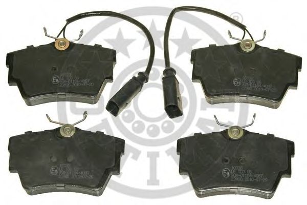Комплект тормозных колодок, дисковый тормоз OPTIMAL 10338