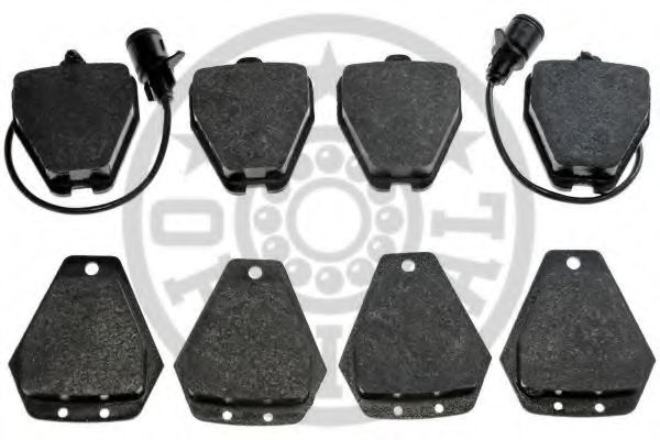 Комплект тормозных колодок, дисковый тормоз OPTIMAL 10339