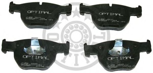 Комплект тормозных колодок, дисковый тормоз OPTIMAL 12161