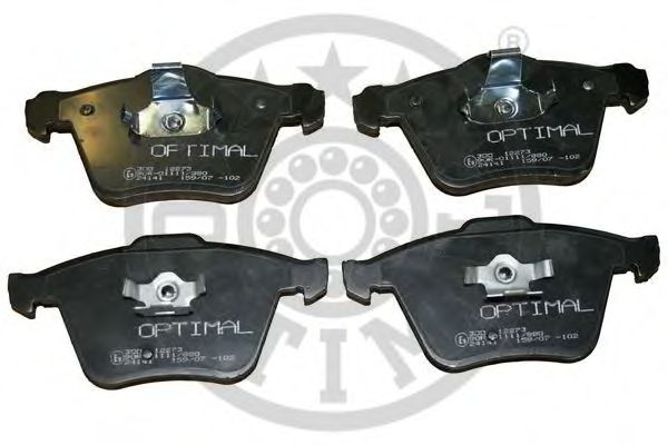 Комплект тормозных колодок, дисковый тормоз OPTIMAL 12273