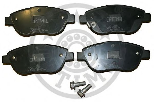 Комплект тормозных колодок, дисковый тормоз OPTIMAL 12323