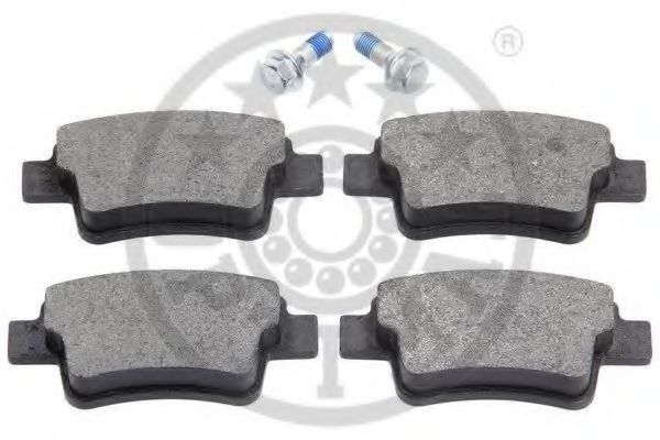 Комплект тормозных колодок, дисковый тормоз OPTIMAL 12542